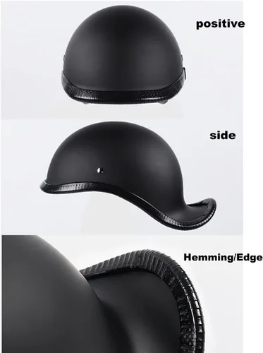 Miniatura 4 de Medio casco de verano para motocicleta, casco abierto vintage, gorra de béisbol de moda para hombres y mujeres, certificado por DOT, medio casco