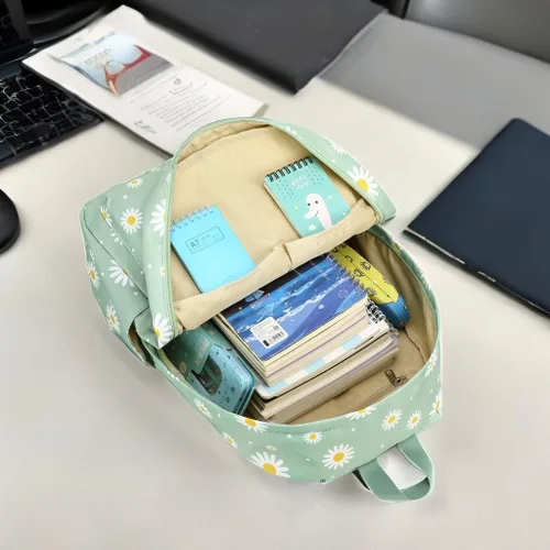 Miniatura 3 de CAMTOP Juego de morral y lonchera para niñas de preescolar y primaria