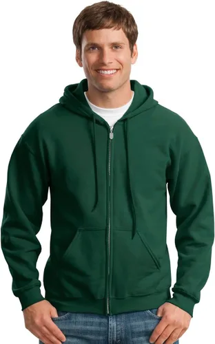 Miniatura 21 de Gildan Sudadera con capucha y cremallera completa para hombre