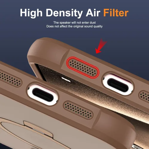 Miniatura 8 de SKYLMW – Funda compatible con iPhone 12 Pro Max y iPhone 13 Pro Max con soporte magnético invisible tipo anillo, fundas translúcidas para teléfonos
