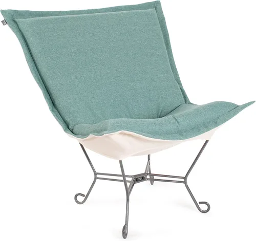 Miniatura 39 de Howard Elliott Collection Avanti Pecan - Silla de asiento oscilante con funda, silla multiusos de mariposa con marco de titanio, muebles de patio