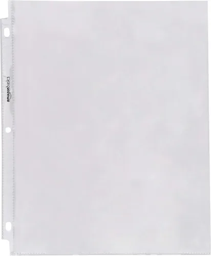 Miniatura 2 de Amazon Basics - Protectores de hojas para carpeta de 3 argollas, polipropileno de peso pesado, 8.5 x 11 pulgadas, paquete de 200