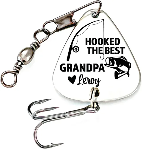 Regalo para papá enganchado el mejor señuelo de pesca para papá, regalo para el día del padre, idea de regalo para papá, señuelo de pesca, idea de
