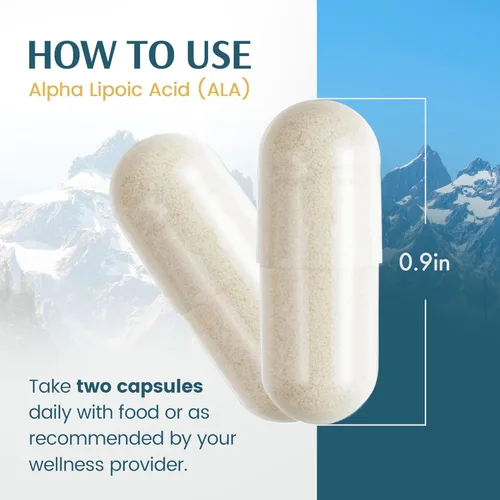 Miniatura 5 de Vykee Nutrition Ácido alfa lipoico 600 mg – Suplemento ALA de alta potencia, apoyo antioxidante, vegano, sin gluten – 120
