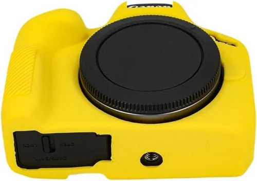 Miniatura 4 de Funda de cámara para Canon R50 - Funda protectora de silicona DSLR, jaula desmontable, a prueba de golpes, a prueba de polvo (blanco)