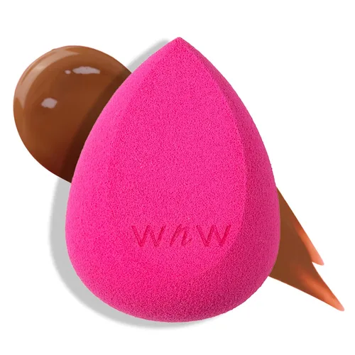 wet n wild Esponja de Maquillaje - Baja Absorción de Producto para Aplicación Sin Rayas, Mezcla Sin Esfuerzo para un Acabado Suave de Aspecto Rosa