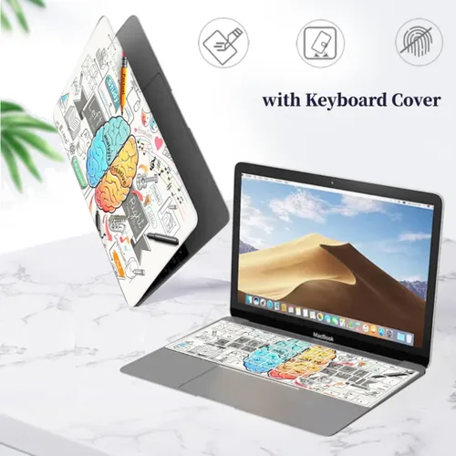 Miniatura 6 de Funda protectora compatible con MacBook Pro de 14 pulgadas 2021 M1 Pro/Max modelo A2442, carcasa rígida de plástico para laptop con cubierta