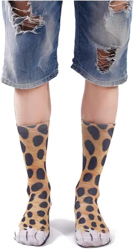 Miniatura 2 de Regalos de San Valentín para él, ella, hombres y mujeres, divertidos calcetines con patas de animales, calcetines novedosos en 3D locos con patas