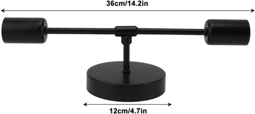 Miniatura 7 de Juego de 2 apliques de pared dobles para interiores, E27 E26, luces de pared modernas, 85 a 265 V, arriba y abajo, para sala de estar, dormitorio