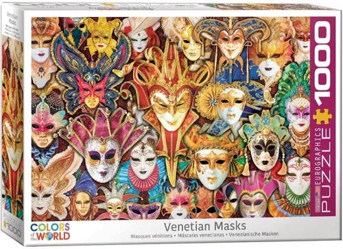 Miniatura 3 de EuroGraphics rompecabezas de 1,000 piezas de máscaras venecianas