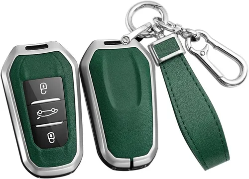Miniatura 11 de ontto Carcasa de metal para llave de automóvil para Peugeot 508/2008/3008/5008, 5008, funda para llave de control remoto inteligente para Citroen C3