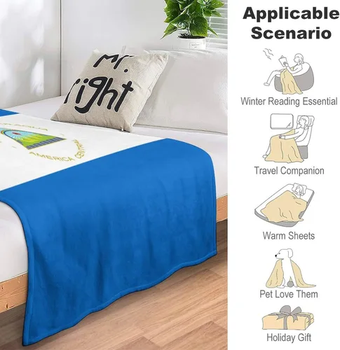 Miniatura 6 de Manta con la bandera de Nicaragua, manta suave y ligera, colcha duradera para decoración del hogar, manta de sofá de 30 x 40 pulgadas