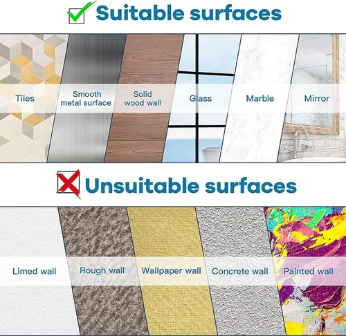 Miniatura 5 de Ganchos Adhesivos Grandes de 22 Libras (Máx.), Ganchos de Pared Impermeables y Resistentes al Óxido para Colgado de Servicio Pesado, Ganchos