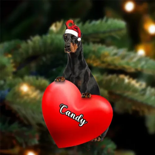 Miniatura 135 de Adornos de Navidad personalizados para perros, nombre personalizado, adorno de Malamute de Alaska, adornos acrílicos, regalos de Navidad, amantes