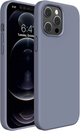 Miniatura 309 de Miracase Funda diseñada para iPhone 13, con protector de pantalla de vidrio templado, forro de microfibra suave antiarañazos, funda de goma