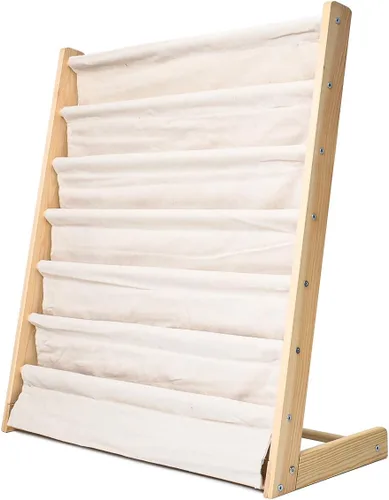 Miniatura 10 de Sling - Estantería para libros, para niños, color beige natural (beige, ancho: 25.4 pulgadas)