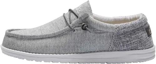 Hey Dude Wally - Zapatos para hombre, varios colores, zapatos para hombre, mocasines con cordones, cómodos y ligeros