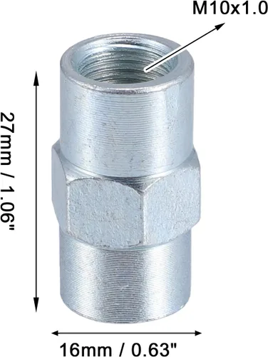 Miniatura 5 de X AUTOHAUX 10 unids motocicleta freno línea tubo accesorios M10x1mm para 3/16 "líneas de freno hidráulico Unión conector de tubería de freno duradero