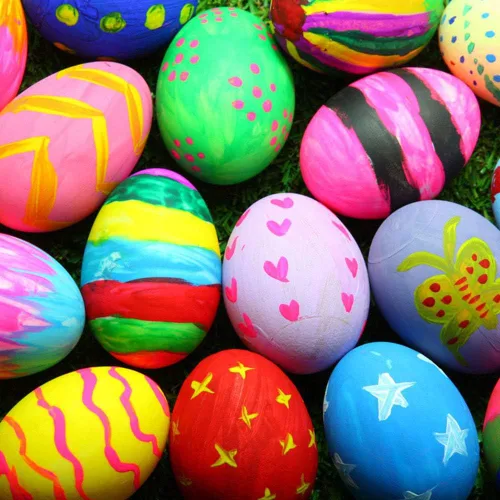 Miniatura 6 de Huevos de Pascua SallyFashion falsos, 15 unidades, de madera, sin pintar, juego para manualidades, decoración de cocina, alimento de juguete
