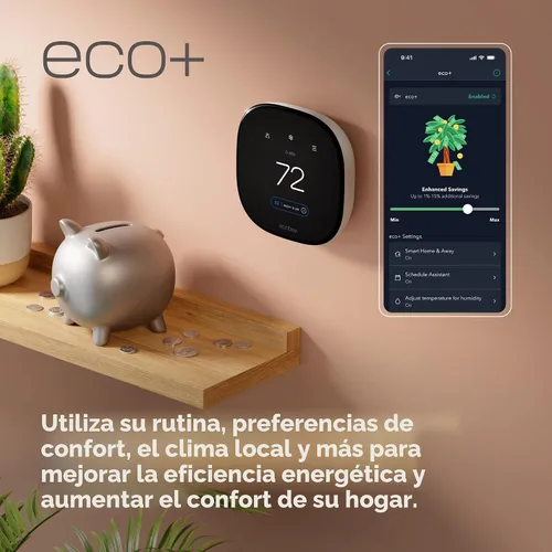 Miniatura 6 de ecobee Termostato inteligente mejorado, termostato Wifi programable, funciona con Siri, Alexa, Google Assistant, certificado Energy Star, hogar