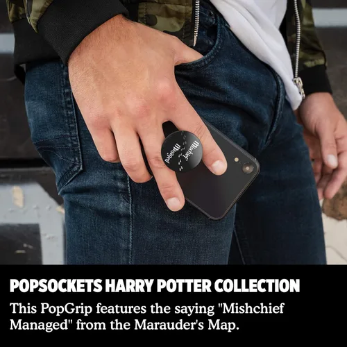 Miniatura 7 de PopSockets Agarradera adhesiva para teléfono, soporte, soporte para teléfono, Harry Potter - Mischief Gloss