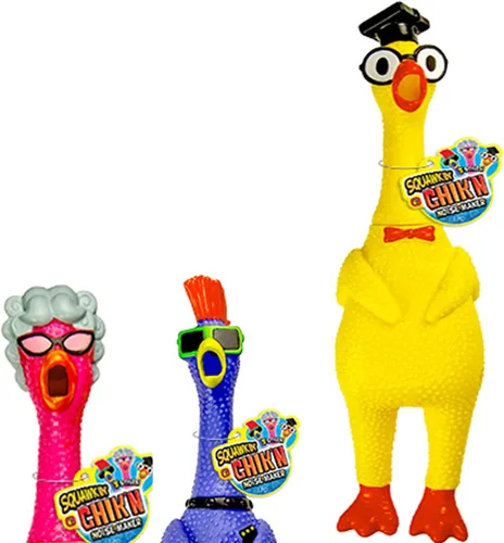 JA-RU Juguete gigante de pollo gritando (paquete de 1) Juguetes esponjosos de pollo para niños | Divertidos regalos de broma y broma | Juguete
