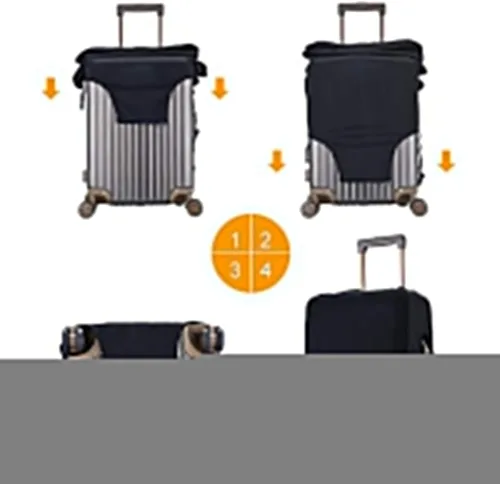 Miniatura 7 de Nogay Golden Retriever - Funda elástica para maleta, para damas, niñas, Blanco