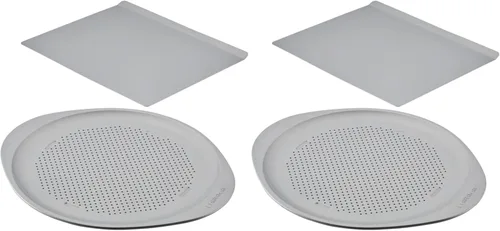 Miniatura 14 de Farberware Utensilios para hornear antiadherentes aislados de 14 x 16 pulgadas, bandeja para galletas jumbo, color gris claro