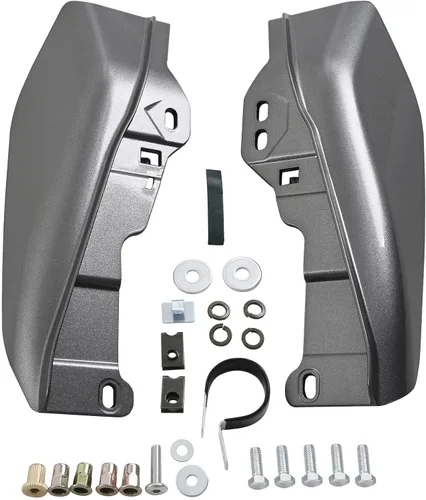 Miniatura 28 de HR3 Deflectores de aire ámbar whisky de marco medio, protector térmico Compatible con Street Glide FLHX 2014 Road Glide FLTRX 2016 Adecuado