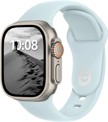 Miniatura 20 de ELETTRONEO SB Correa Deportiva para Bandas de Apple Watch Mujeres Ultra 3 2 49mm, Series 11 10 46mm, 9 8 7 45mm 41mm, SE 6 5 4 44mm 40mm, 3 2 1 42mm