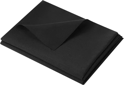 Tatuo Tela de algodón de poliéster, suave y transpirable, tela ancha de muselina ancha para forro de tela, costura, manualidades, bordado, faldas,