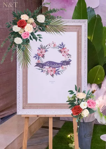Miniatura 81 de N&T NIETING Flores artificiales, rosas artificiales de color rosa intenso, 50 piezas de flores falsas con tallo para ramos de boda DIY, centros