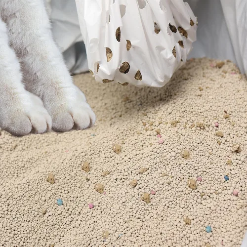 Miniatura 3 de Bolsas para caja de arena para gatos con agujeros, con cordón, resistentes a los arañazos (1, 36 x 18 pulgadas (paquete de 7 unidades)