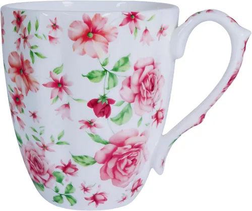 Miniatura 9 de Tazas de café de porcelana de hueso de 14 onzas para mujer, taza de café floral, tazas de té, tazas de café novedosas, regalo para mujeres, madres