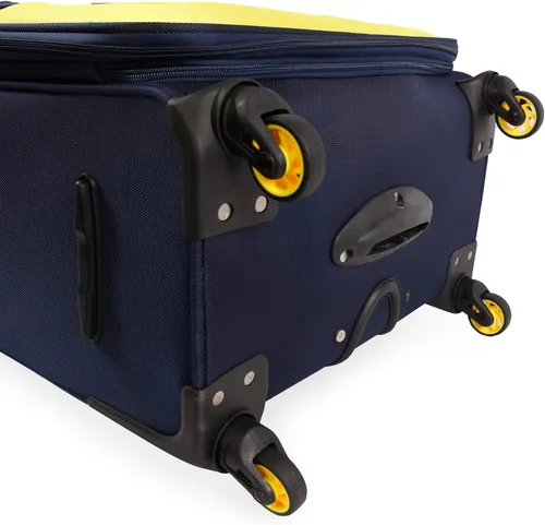 Miniatura 8 de Nautica Helios - Juego de equipaje de 2 piezas Azul marino amarillo Nautica Helios - Juego de equipaje de 2 piezas