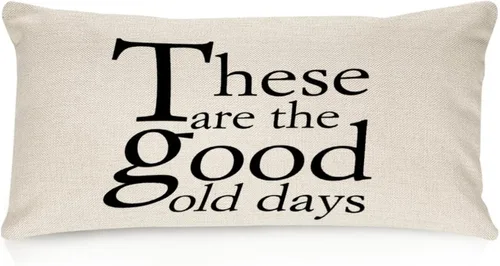 Miniatura 16 de Better When We are Together - Fundas de almohada lumbar de 12 x 20 pulgadas con citas divertidas de algodón y lino para sofá, decoración de sala