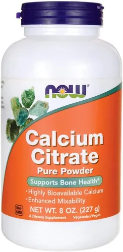 Miniatura 8 de NOW Foods Suplementos, citrato de calcio en polvo, calcio altamente biodisponible, apoya la salud ósea*, 8 onzas