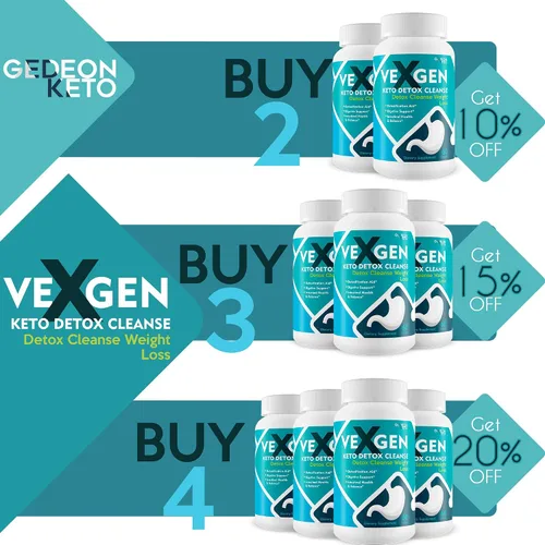 Miniatura 7 de Vexgen Keto Detox Cleanse - Limpieza de desintoxicación natural - Ayuda a reducir la hinchazón intestinal - Ayuda de desintoxicación - Apoyo