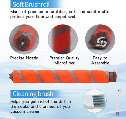Miniatura 3 de Rodillo de cerdas blandas para filtro de espuma Hepa, piezas de repuesto compatibles con Shark DuoClean NV800 NV800W NV801 NV801Q NV803 UV810