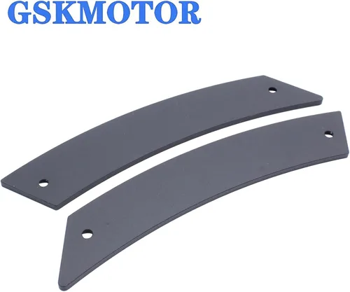 Miniatura 2 de 1 par de manijas de aluminio para panel de puerta, color negro, 2 manijas+4 tornillos compatibles con VW Beetle Bug 1998-2010
