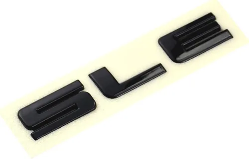Miniatura 3 de Aimoll 1 placa de identificación de letras SLE de repuesto para Chevrolet Cruze Silverado (negro)