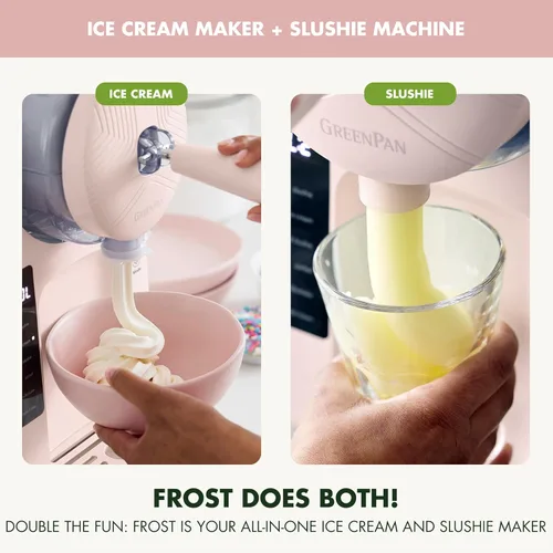 Miniatura 2 de GreenPan Máquina para hacer helados y granizados, suave, sorbete, margaritas, batidos, yogur congelado, sin precongelación, listo en 15 minutos, 6