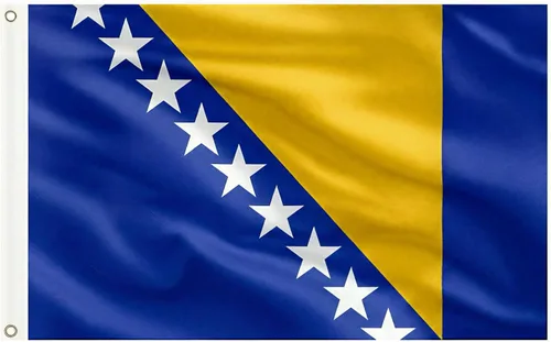 Miniatura 50 de AhfuLife Bandera argentina de 3 x 5 pies, grandes banderas nacionales argentinas para exteriores, doble cara con ojales de latón para decoraciones