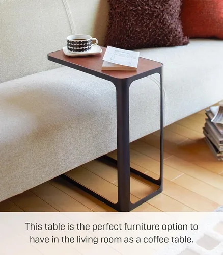Miniatura 3 de Yamazaki, mesa auxiliar compacta para el hogar, Metal, Negro