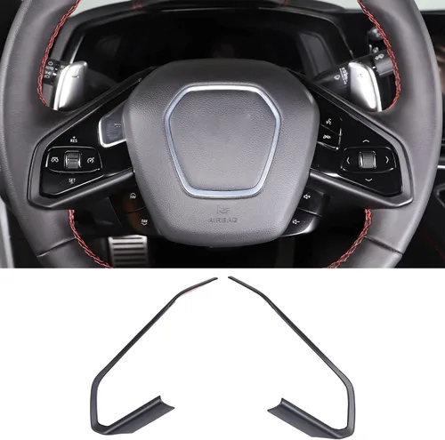 Miniatura 7 de Cubierta de marco de botón de tablero compatible con Chevrolet Corvette C8 Z06 2020-2025, accesorios de decoración de coche
