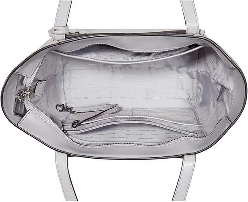 Miniatura 5 de MICHAEL Michael Kors Whitney - Bolso pequeño de cuero con guijarros, Gris (Pearl Grey), 38F8CHMS3L