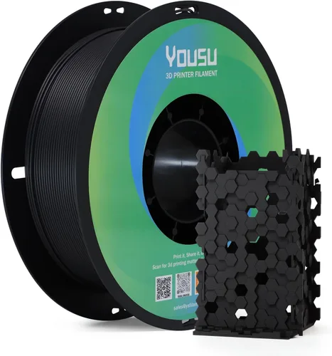Miniatura 18 de Yousu filamento PVA de 1.75mm, filamento de soporte soluble en agua para impresora 3D, 0.5kg, PVA natural, se ablanda en temperatura de agua