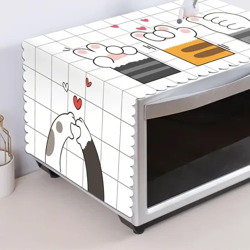 Miniatura 2 de HERCHR Cubierta de microondas, Cubierta de polvo de microondas Cubierta de horno de microondas Accesorios de microondas Cubierta protectora