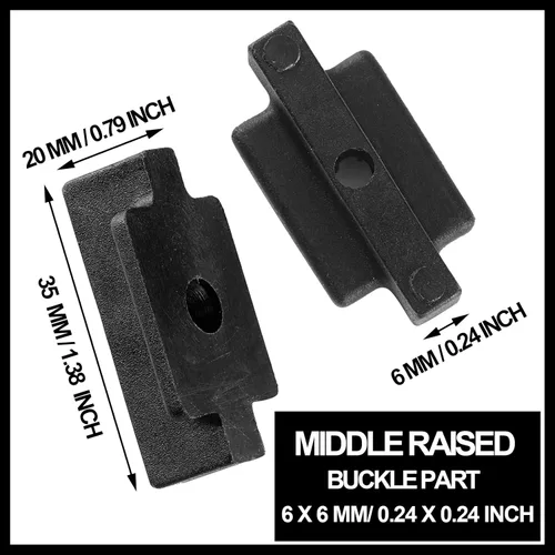 Miniatura 3 de Sujetadores ocultos, clips de nailon para fijación de cubierta, sujetadores de cubierta compuestos con tornillos de cubierta de metal para tablas