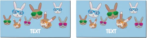 Miniatura 18 de Tapete de bienvenida al aire libre de Pascua clásico con patrón de huevo de Pascua personalizado para interiores Huevos - Personalizado